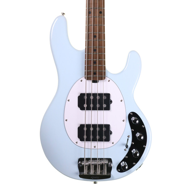 Sterling by Music Man StingRay HH Ray34 Bass Guitar in Daphne Blue (ex-display)