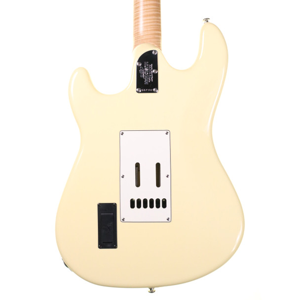 Ernie Ball Music Man Ball Family Reserve Cutlass Electric Guitar, Cornsilk White (1 of 31) with Case (pre-owned)