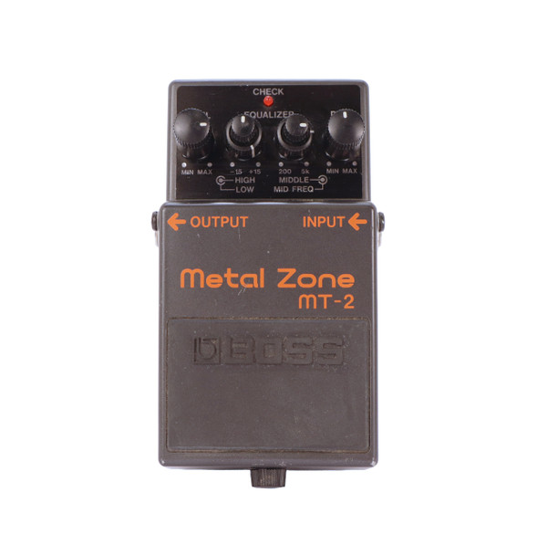 Boss MT-2 Metal Zone Distortion Effect Pedal (pre-owned)