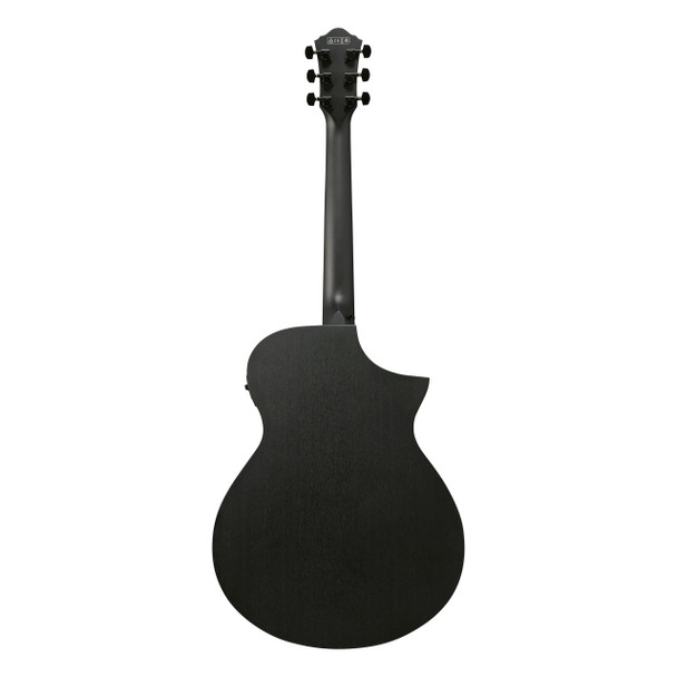 Ibanez AEWC621L-BOT Left Handed Electro-Acoustic Guitar, Black Out 