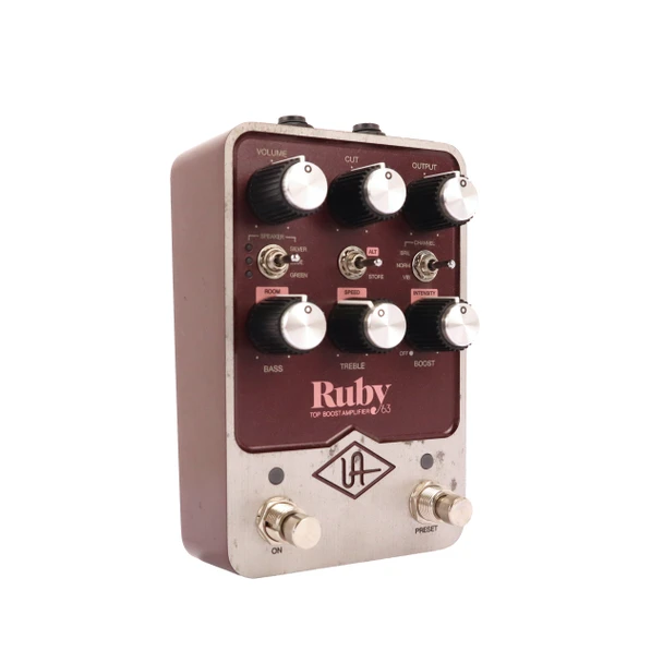 Universal Audio UAFX Ruby 63 Top Boost Amp Pedal (pre-owned)