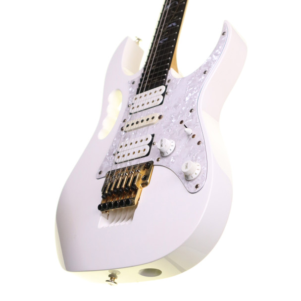 Ibanez JEM7V-WH Steve Vai Signature Electric Guitar, White with Case (pre-owned)