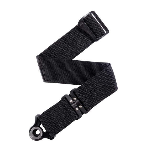 D'Addario Auto Lock Swivel Polypro Guitar Strap, Black 