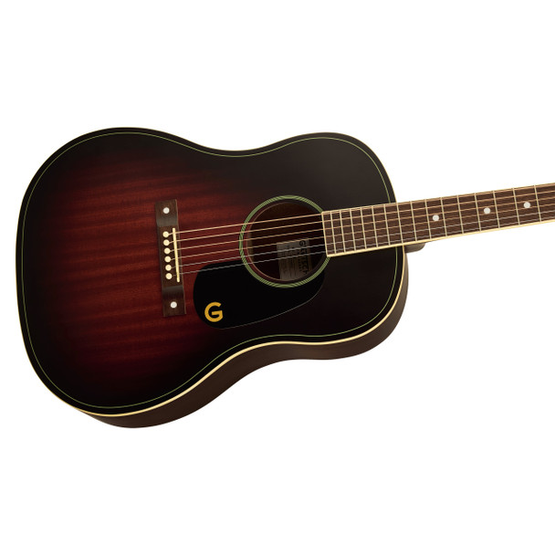 Gretsch Jim Dandy Dreadnought Acoustic Guitar, Deep Cherry Burst 