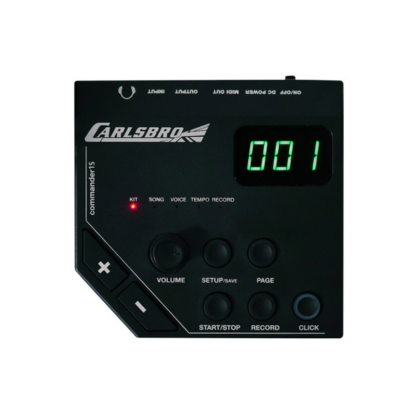 Carlsbro CSD15M Commander 15 Mesh Head Electronic Drum Kit 