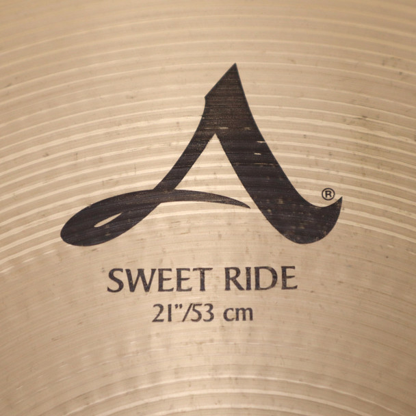 Zildjian A 21 Inch Sweet Ride Cymbal  (pre-owned)