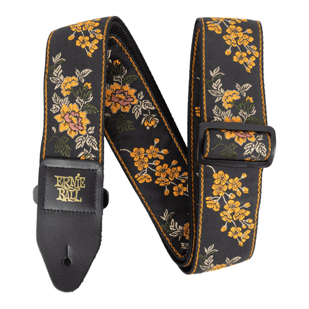 Ernie Ball Jacquard Guitar Strap, Tangerine Blossom 