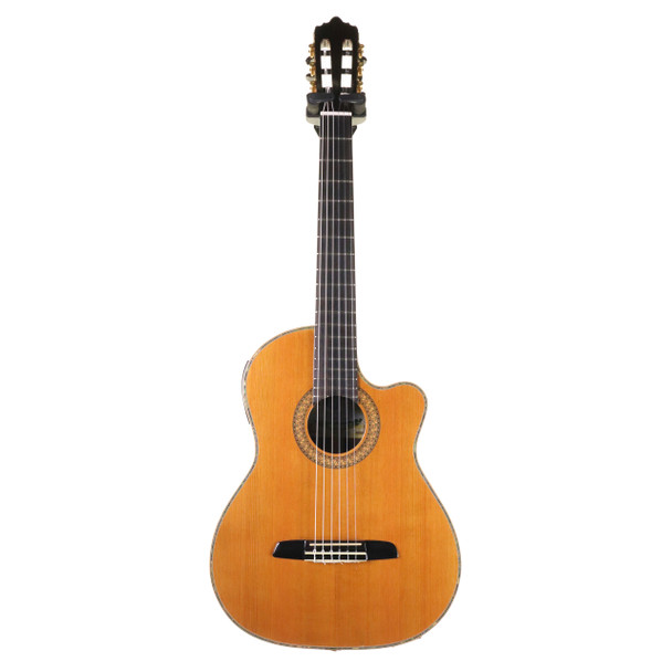 Santos Martinez SM675CEA Electro Acoustic Nylon String Guitar (pre-owned)