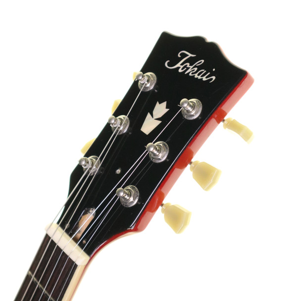 Tokai ES60 Semi-Hollow Electric Guitar with Upgrades, Cherry Red with Hard Case (pre-owned)