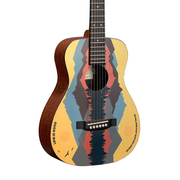 Martin LX1 Life is Good Little Martin Modified 0-14 Fret Acoustic Guitar 