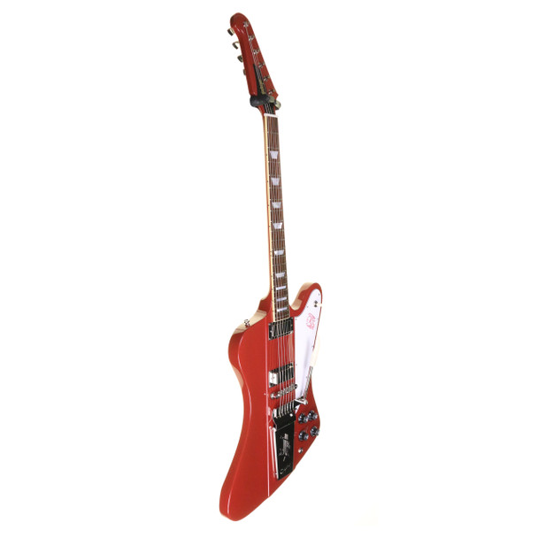 Epiphone Inspired by Gibson Custom 1963 Firebird V Vibrola Electric Guitar, Ember Red with Case (pre-owned)