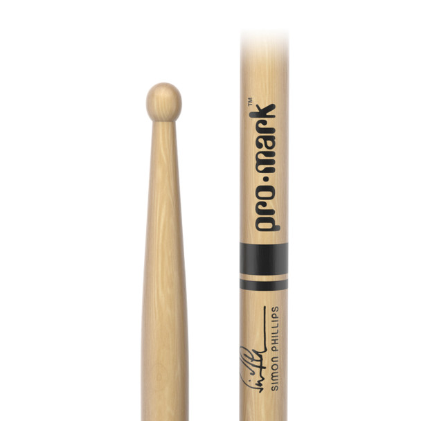 ProMark Simon Phillips 707 Hickory Drumstick, Wood Tip 