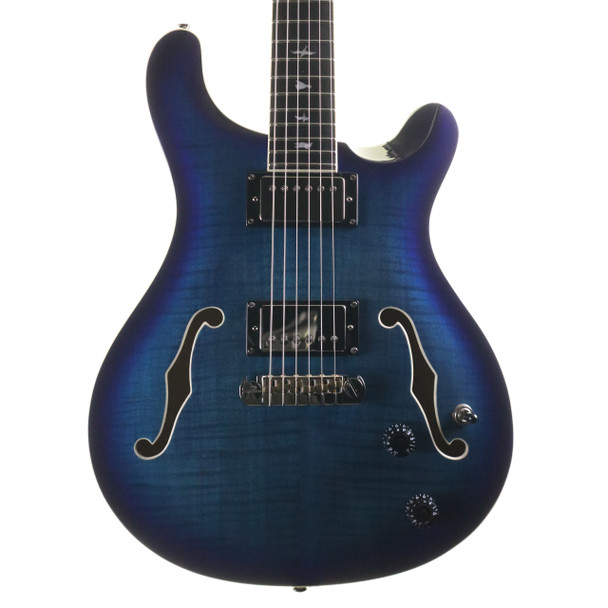 PRS SE Hollowbody II Electric Guitar, Faded Blue Burst w/Hard Case (pre-owned)