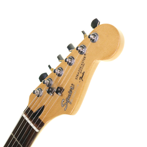 Fender Squier Stratocaster, Made in Korea Electric Guitar, Black with Gig Bag (pre-owned)