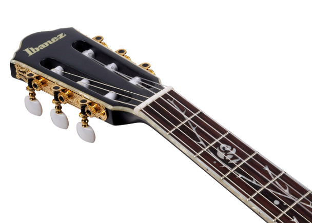 Ibanez TOD20FMN-BFL Tim Henson Nylon Electro-Acoustic Guitar, Black Burst Fade 