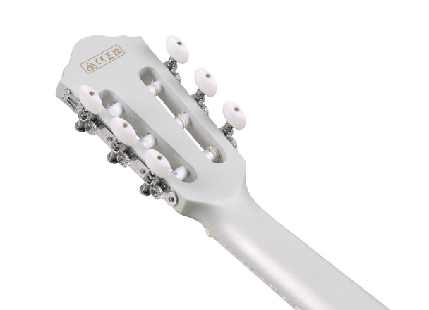 Ibanez TOD10N-SMF Tim Henson Nylon Electro-Acoustic Guitar, Silver Metallic Flat 