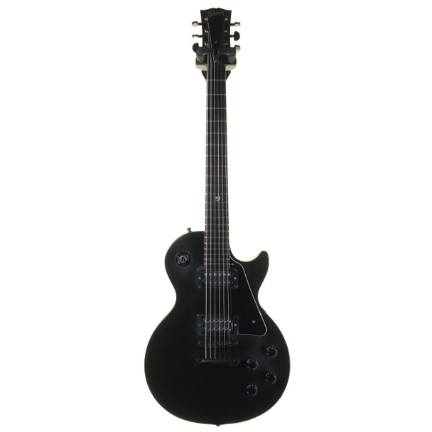 Gibson Les Paul Gothic Electric Guitar, Black (Refinished, No Case) (pre-owned)