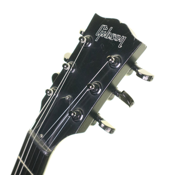 Gibson Les Paul Gothic Electric Guitar, Black (Refinished, No Case) (pre-owned)
