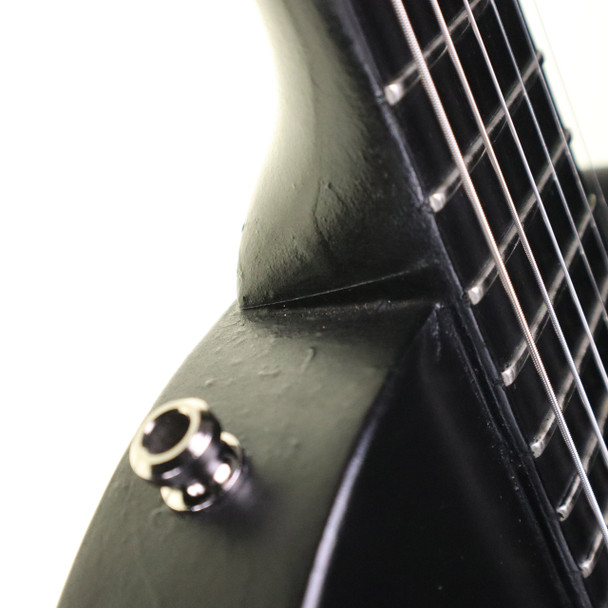Gibson Les Paul Gothic Electric Guitar, Black (Refinished, No Case) (pre-owned)
