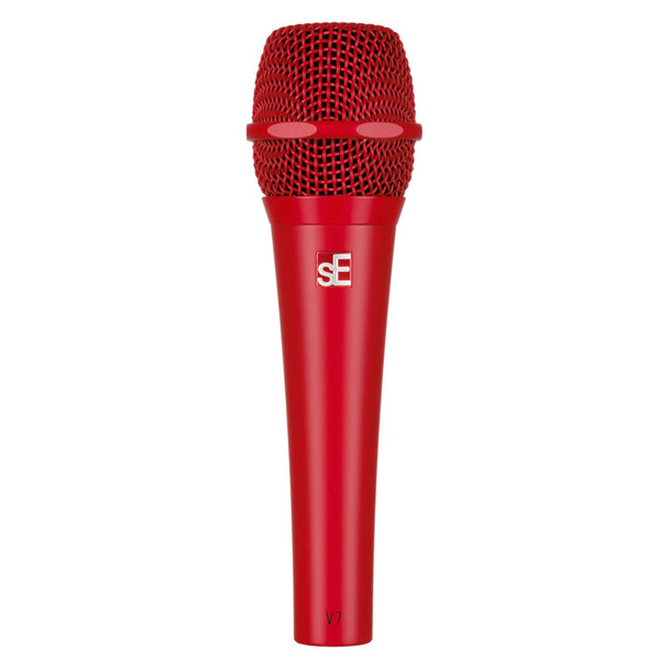 SE Electronics V7 RED Handheld Dynamic Microphone, Red 