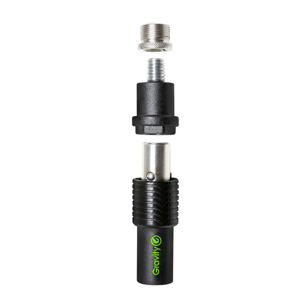 Gravity MS QC 1 B Quick Coupler for Mic Clips and Boom Arms 