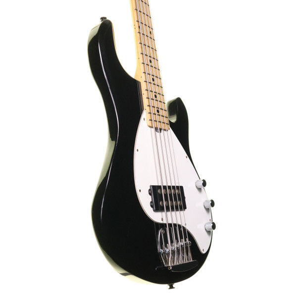 OLP MM3 5-String Bass Guitar, Maple, Black with Stinger Preamp (pre-owned)