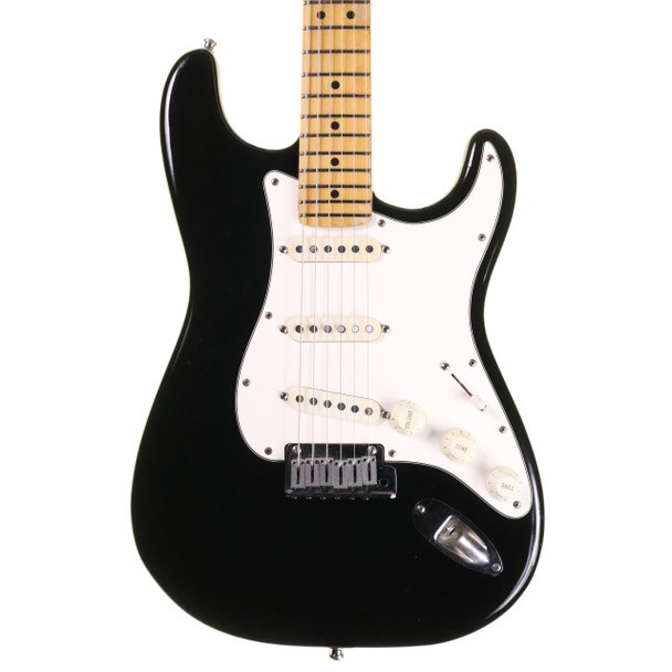 Fender 87 American Standard Stratocaster Electric Guitar, Black with Hard Case (pre-owned)