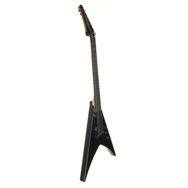 Spira V-407 MBK 7 String Electric Guitar, Satin Black  (b-stock)