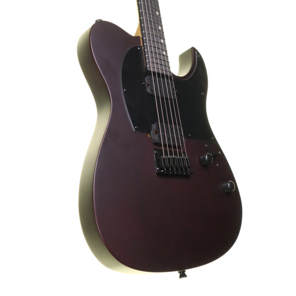 Spira T-400 MBK Electric Guitar, Satin Black  (b-stock)