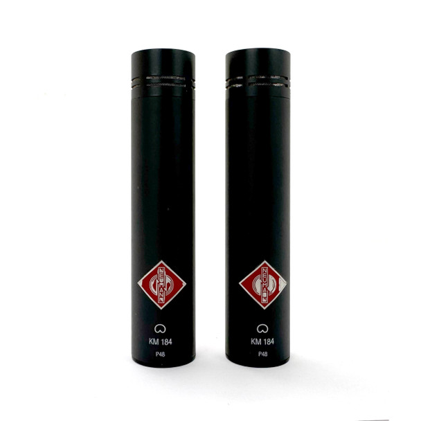 Neumann KM184 Condenser Microphones, Pair (pre-owned)