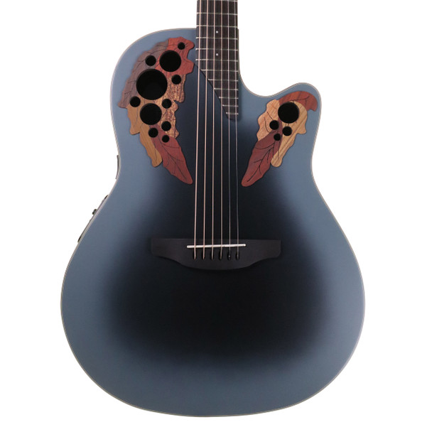 Ovation CE-44-RBB-G Celebrity Elite Electro Acoustic Guitar, Reversed Blueburst with Gig Bag (pre-owned)