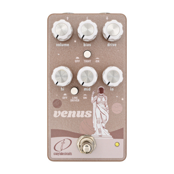 Crazy Tube Circuits Venus Tube Overdrive / Distortion Effects Pedal 