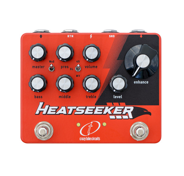 Crazy Tube Circuits Heatseeker Preamp-Enhancer Effects Pedal 