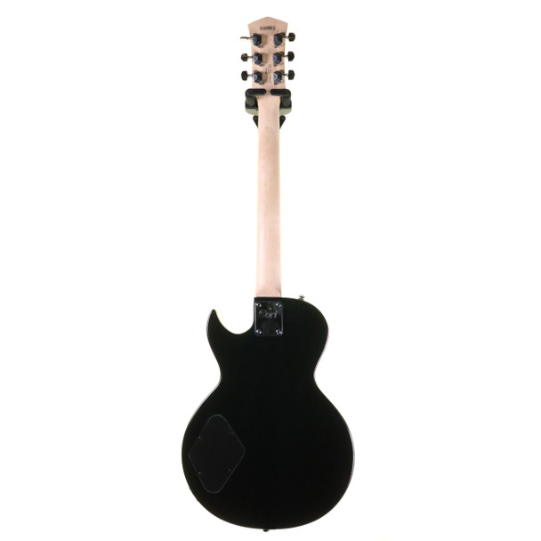Cort CR50-BK Singlecut Classic Rock Series Electric Guitar, Black 