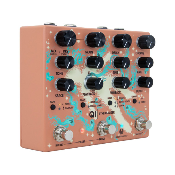 Walrus Audio Qi Etherealizer Multi Effects Pedal, Terracotta 