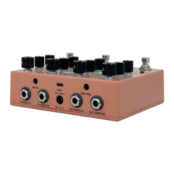 Walrus Audio Qi Etherealizer Multi Effects Pedal, Terracotta 