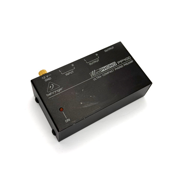 Behringer PP400 Ultra-Compact Phono Preamp, Black (pre-owned)