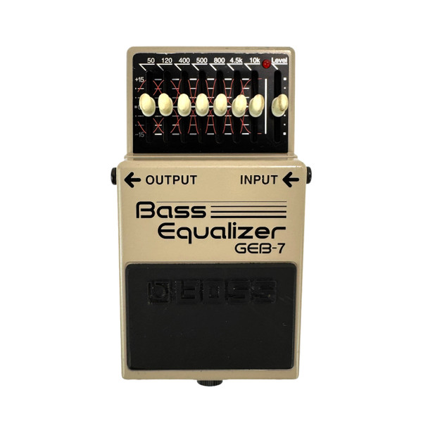 Boss GEB-7 7 Band EQ Bass Effects Pedal (pre-owned)