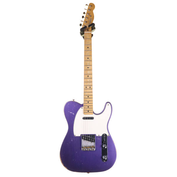Fender Ltd Ed Vintera Road Worn 50s Telecaster Electric Guitar, Faded Metallic Purple (pre-owned)