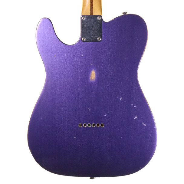 Fender Ltd Ed Vintera Road Worn 50s Telecaster Electric Guitar, Faded Metallic Purple (pre-owned)