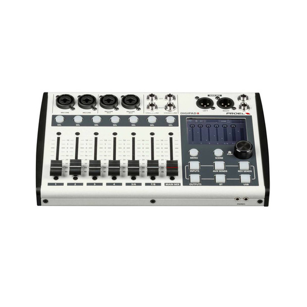 Proel Digipad8 Digital Mixer with Motorised Faders 