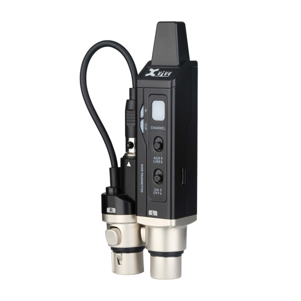 XVIVE U45D Stereo IEM Wireless System, 5.8GHz, Black 