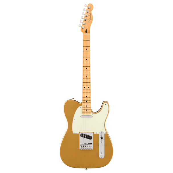 Fender 75th Anniversary Player II Telecaster Electric Guitar, Aztec Gold, MN 