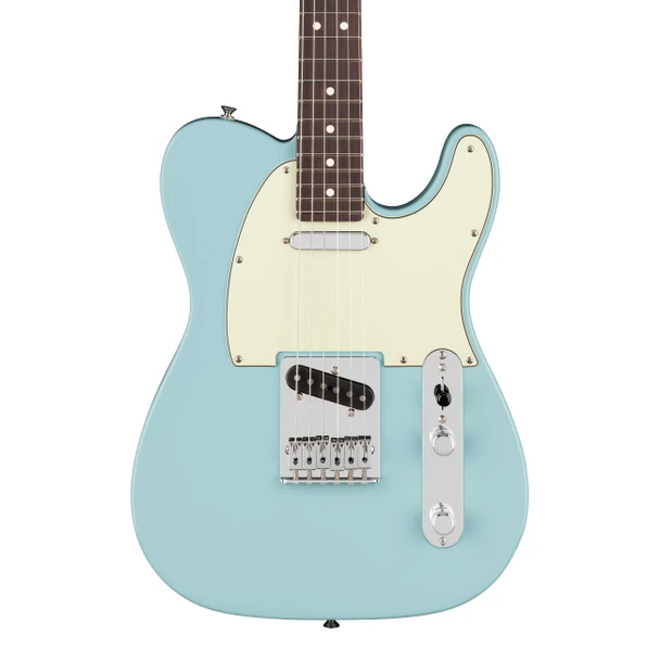 Fender 75th Anniversary Player II Telecaster Electric Guitar, Daphne Blue, RW 