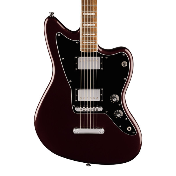 Fender Squier Paranormal Baritone Jazzmaster HH Electric Guitar, Oxblood 