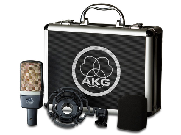 AKG C214 Condenser Microphone Complete Vocal Bundle 