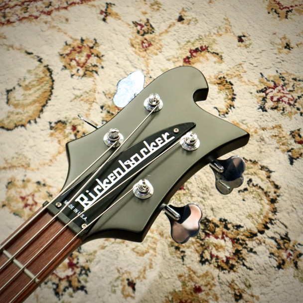 Rickenbacker 4003S MBL Bass Guitar, Matt Black with Hard Case (Pre-Owned) (pre-owned)