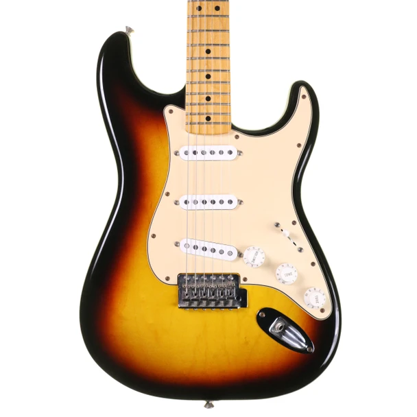 Fender Standard Stratocaster Electric Guitar, Sunburst, with Tex Mex Pickups (pre-owned)