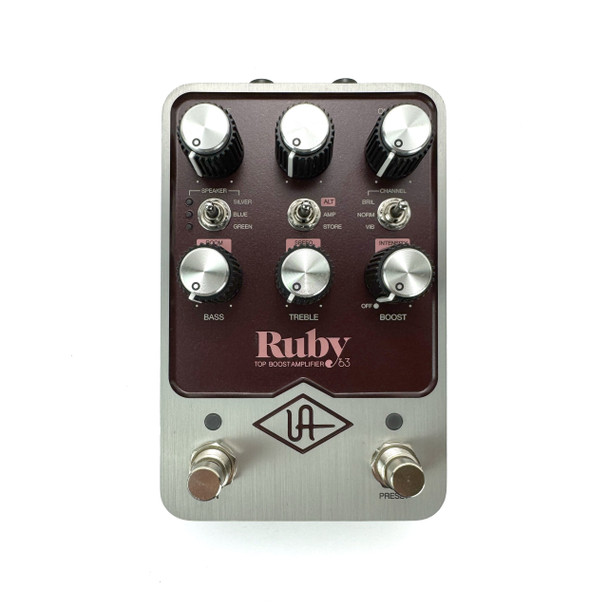 Universal Audio UAFX Ruby 63 Top Boost Amp Sim Pedal (pre-owned)