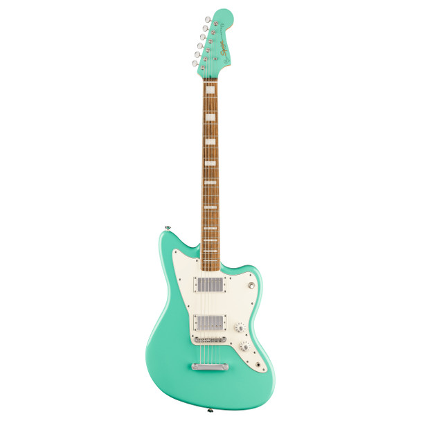 Fender Squier Paranormal Baritone Jazzmaster HH Electric Guitar, Sea Foam Green 